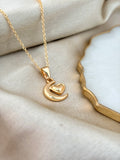 Golden Moon Heart Chain