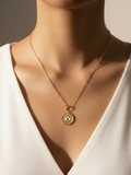 Golden Evil Eye Chain