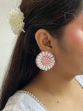 Phool Stud Beaded Earrings