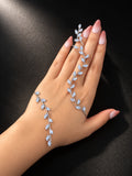 Crystal Vine Palm Cuff