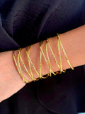 Golden Ripple Bracelet