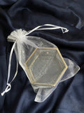 Luxe Glass Box -Hexagon