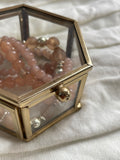 Luxe Glass Box -Hexagon