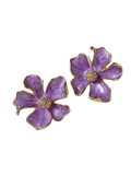 Lavender Petal Earrings