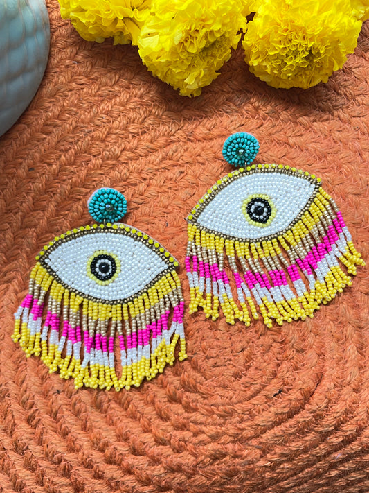 Shakti Tassel Beaded Earrings