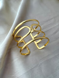 Gold Couture Cuff Bracelet