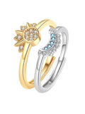 Solar Luna Couple Rings