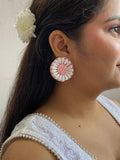 Phool Stud Beaded Earrings