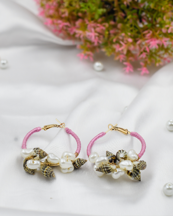 Melody Shell Hoops