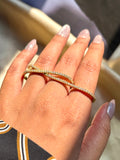Serene Crossover Ring