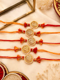 Set of 5 Divine Shree Rakhi Combo