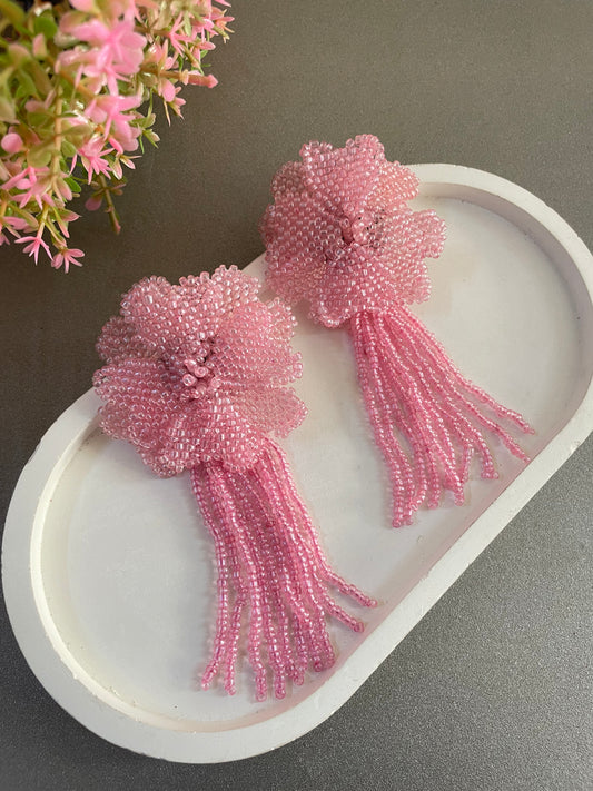 Beaded Bloom Earrings