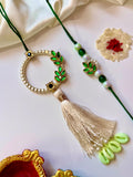 Pearl Bandhan Bhaiya Bhabhi Rakhi Combo