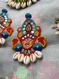 Maa Durga Beaded Earrings