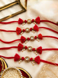 Set of 5 Tiny Kundan Rakh Combo