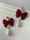 Sweet Bow Drop Earrings