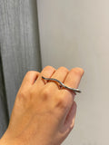 Wavelength Silver Ring