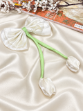 Tulip Bow Hair Clip