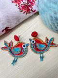 Chidiya Beaded Earrings