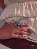 Aaradhya Oxidised Ghungroo Ring