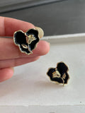 Dark Romance Rosebud Earrings