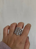 Diamond Cascade Sparkle AD Ring