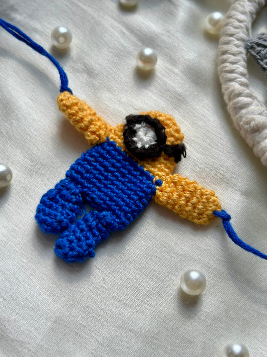 Minion Crochet Rakhi