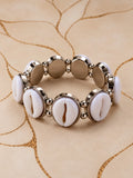 Shell Beaded Bracelet Stack