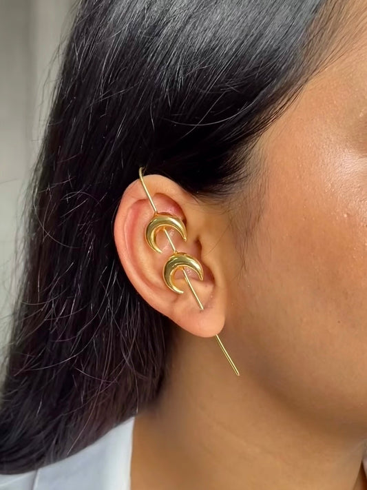 Twin Moonrise Earcuff