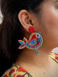 Chidiya Beaded Earrings