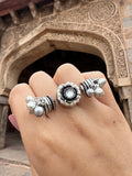 Aarohi Oxidised Ghungroo Ring