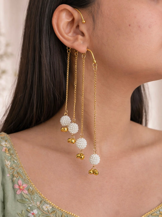 Shahi Pearl Drops Earcuff