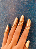 Bombshell Nail Ring Gold
