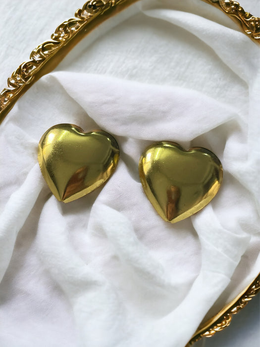 Chunky Heart Earrings