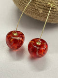 Resin Cherry Earrings