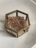 Luxe Glass Box -Hexagon