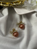 Pearl Bow Promise Earrings