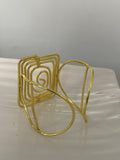 Spiralled Brass Cuff Bracelet