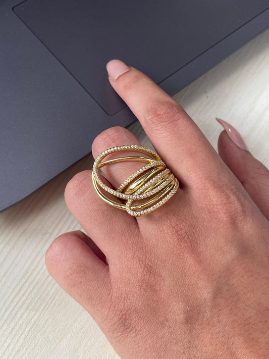 Spring Gem Stone Ring