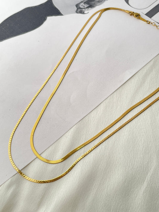 Gold Glow Layered Necklace