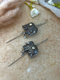 Gajanaaz Oxidisded Earcuff