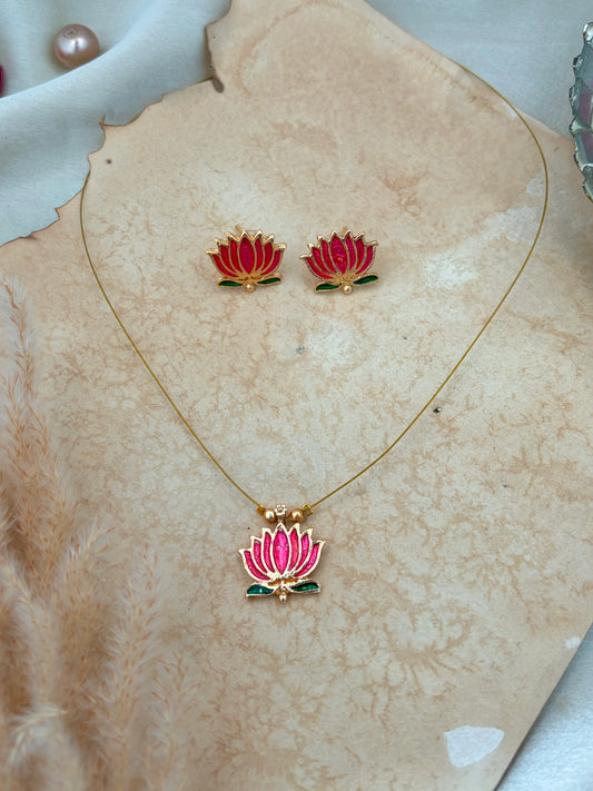 Shakti Kamal Necklace Set