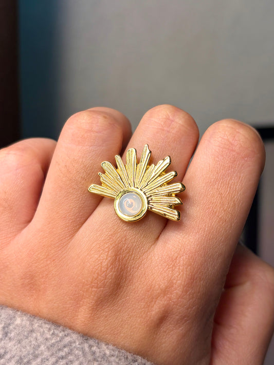 Pearl Sunflare Ring