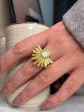 Pearl Sunflare Ring