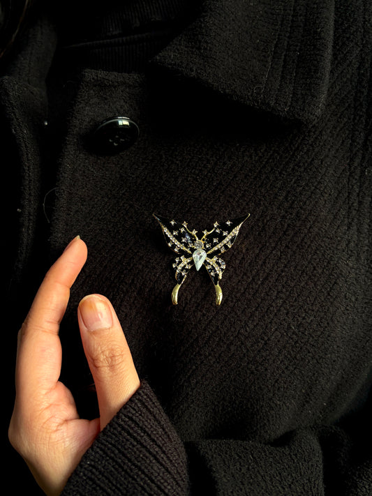 Nightfire Wings Brooch