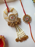 Ghungroo Grace Bhaiya Bhabhi Rakhi Combo
