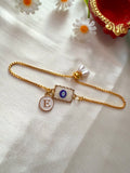 Initial Rakhi Bracelet