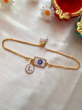 Initial Rakhi Bracelet