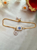 Initial Rakhi Bracelet