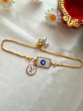 Initial Rakhi Bracelet